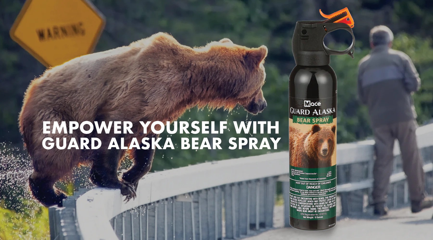 Bear Spray Works Don't Take a Chance Mace® Brand Has What You Need