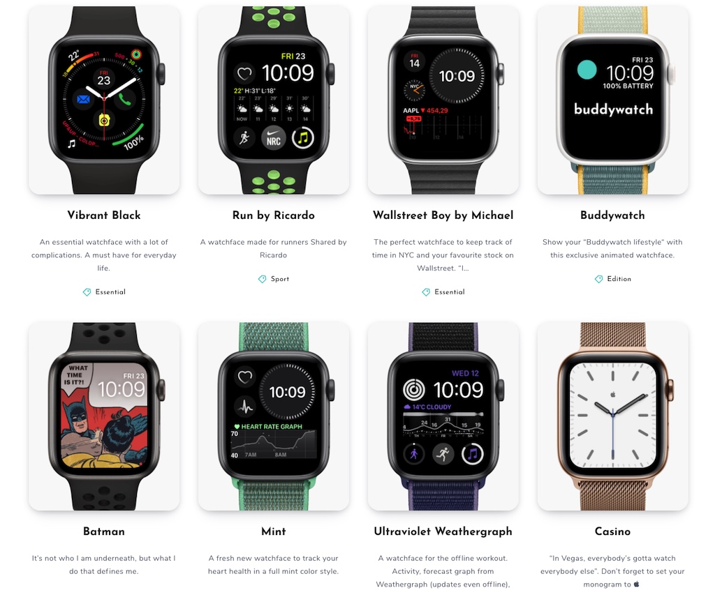 watchOS 7 WebPortal buddywatch teilt Watch Faces › Macerkopf