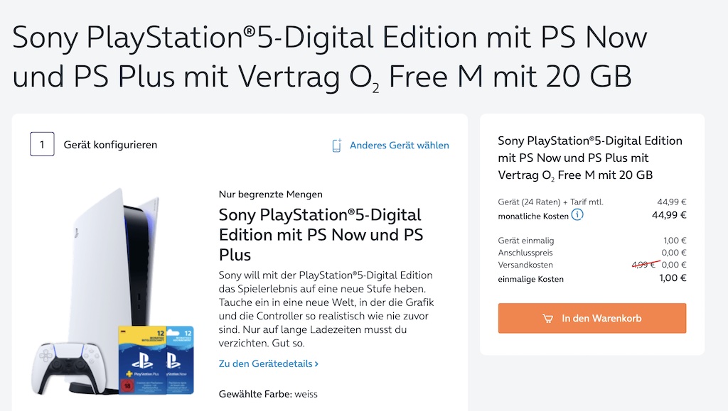 o2 PS5 sofort lieferbar + iPhone 12 Deals › Macerkopf