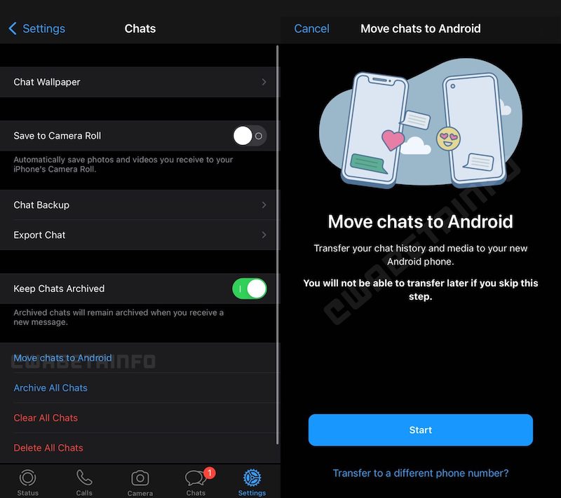 WhatsApp ChatTransfer von iOS zu Android in aktueller