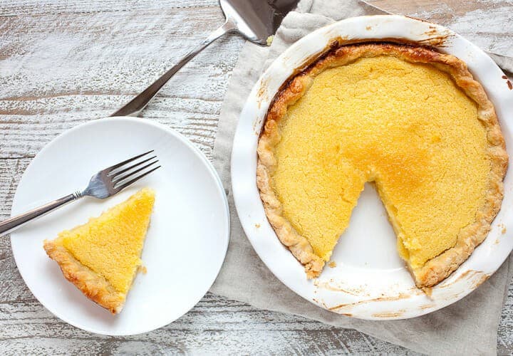 Old Fashioned Lemon Buttermilk Pie Macheesmo