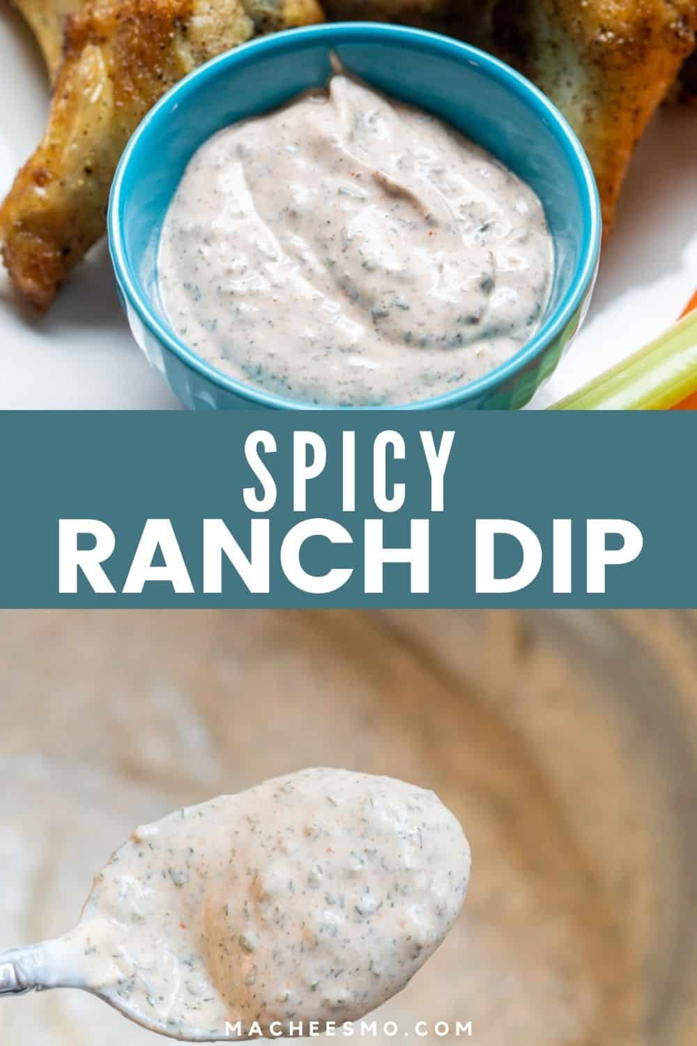 Spicy Ranch Dip Homemade Creamy Dip Macheesmo