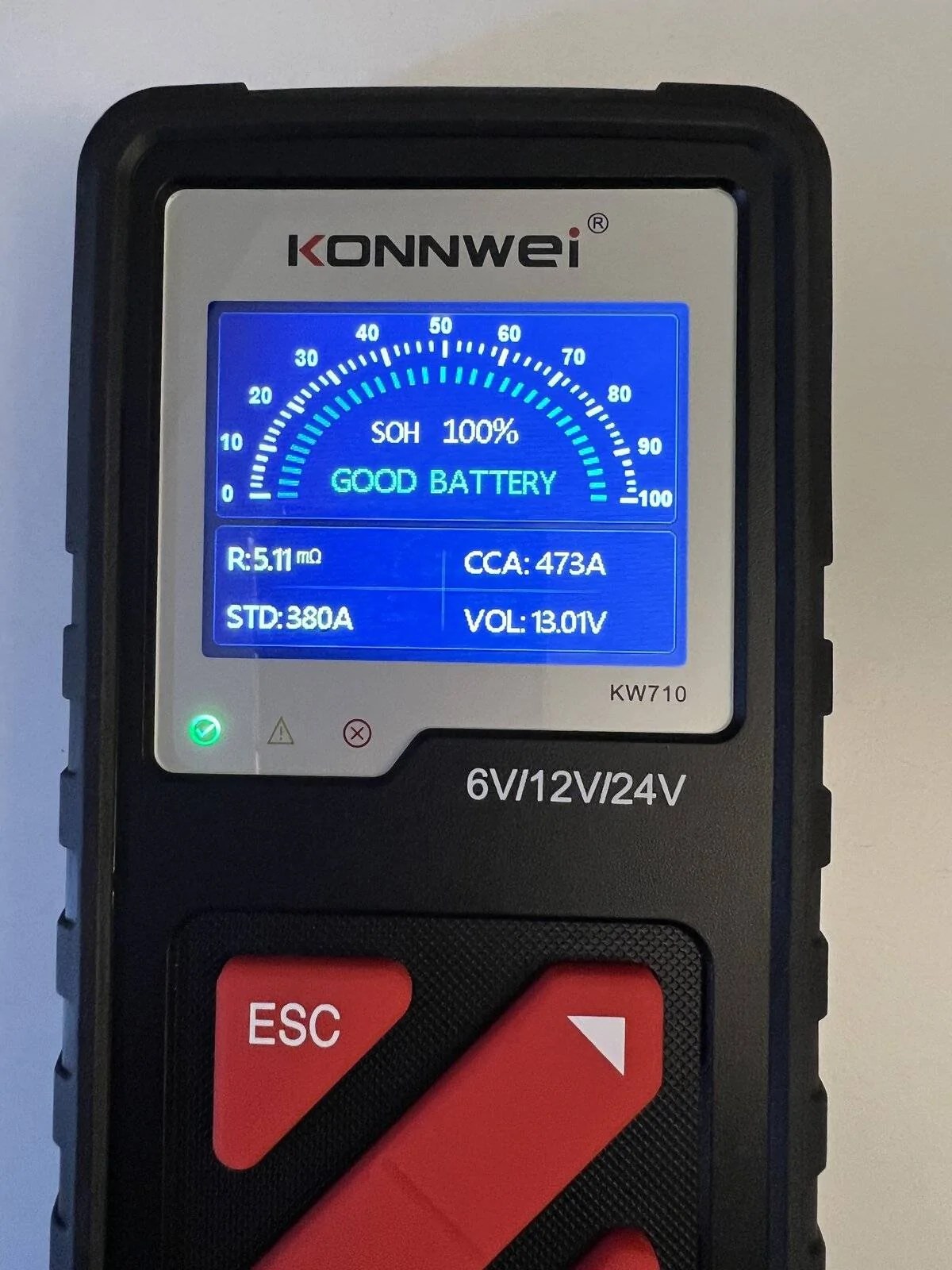KONNWEI KW710 BATTERY TESTER AND THE Mach E BHAGMH3 12V LVB MachEforum Ford Mustang Mach