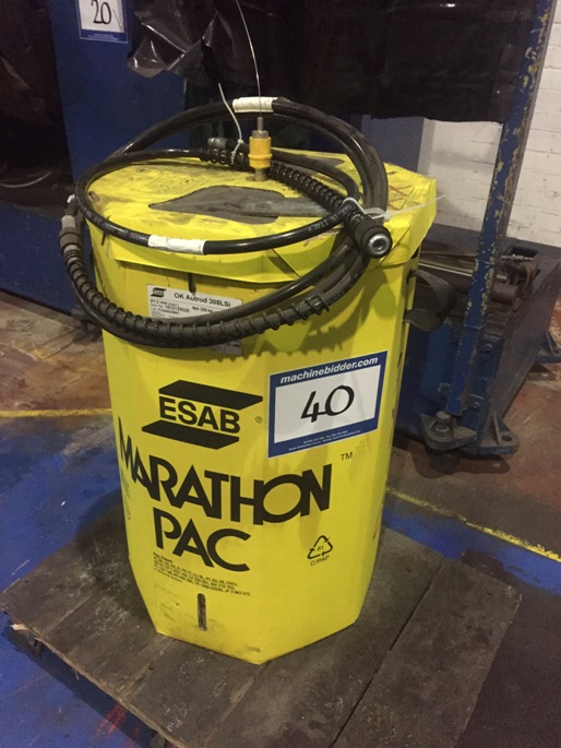 ESAB Marathon Pac Welding Wire on Pallet