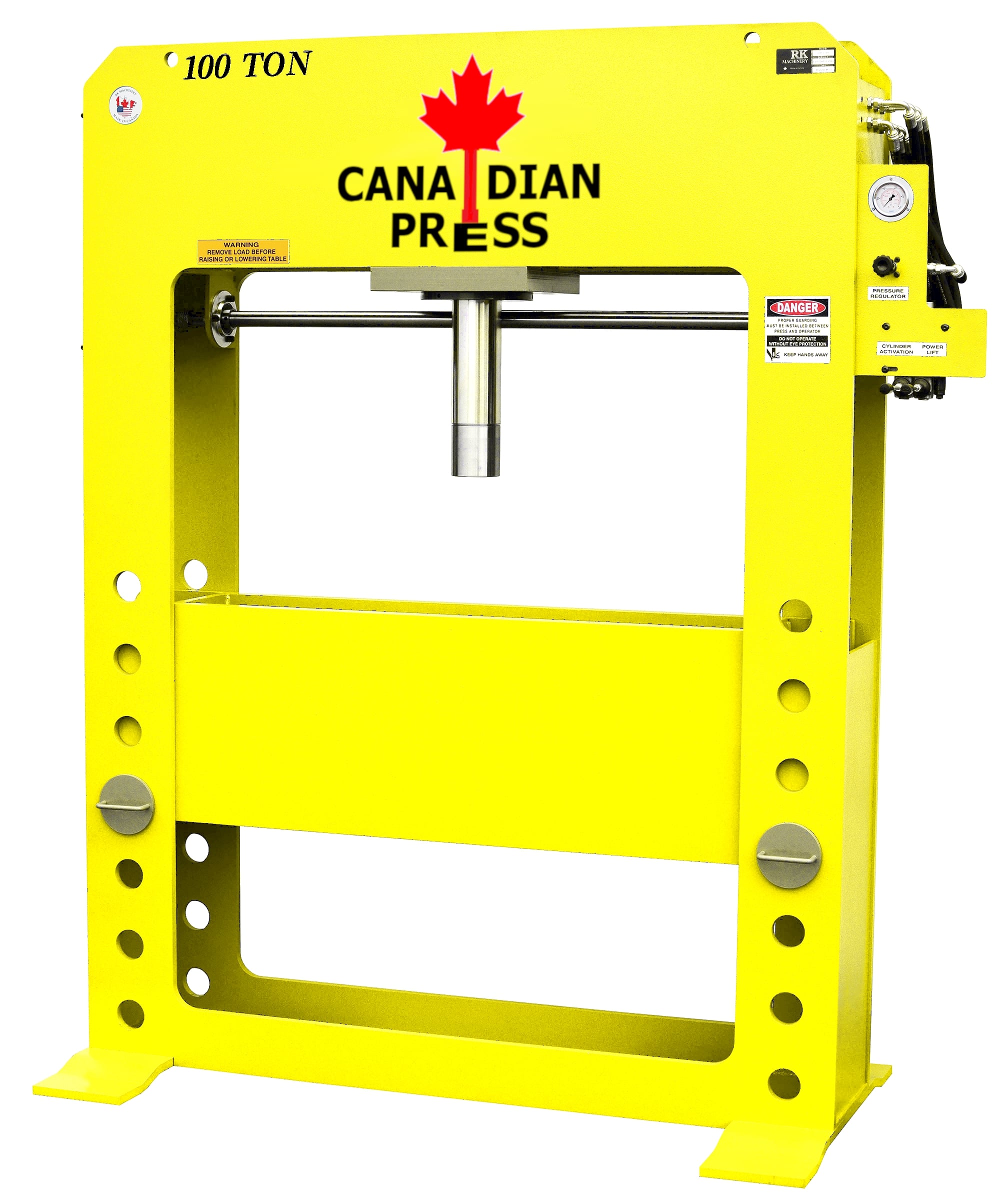 100 TON HFRAME HYDRAULIC PRESS