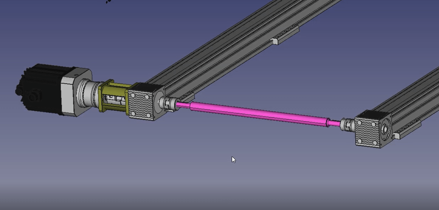 Horizontal Linear Motion With Rack&Pinion 1 Machine Designing