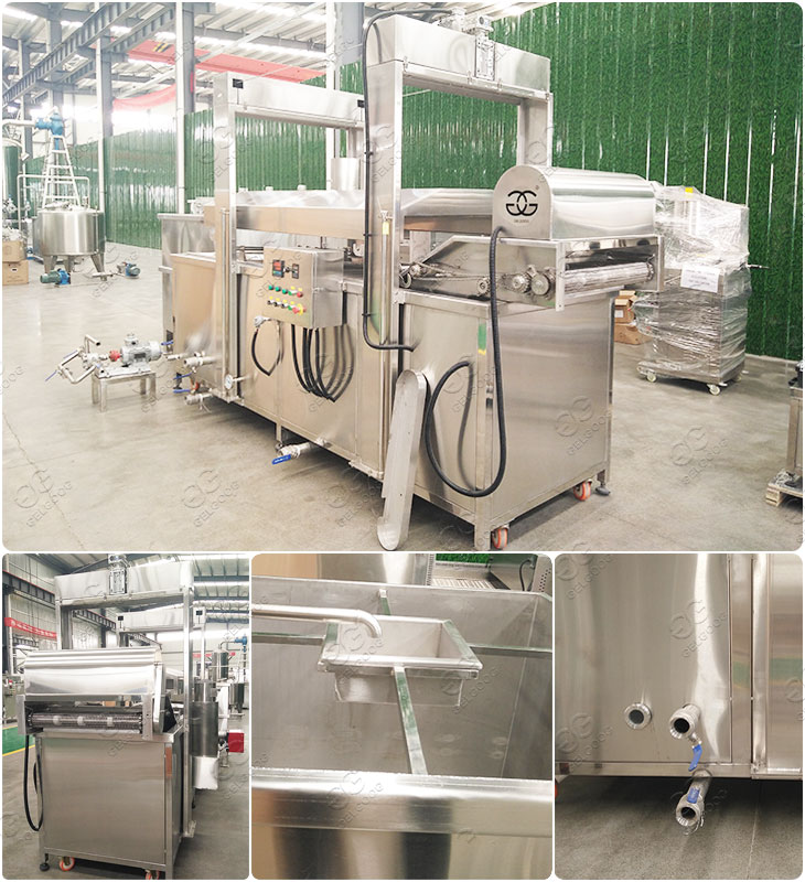 Large Capacity Chicken Drumstick Frying Machine Automatic