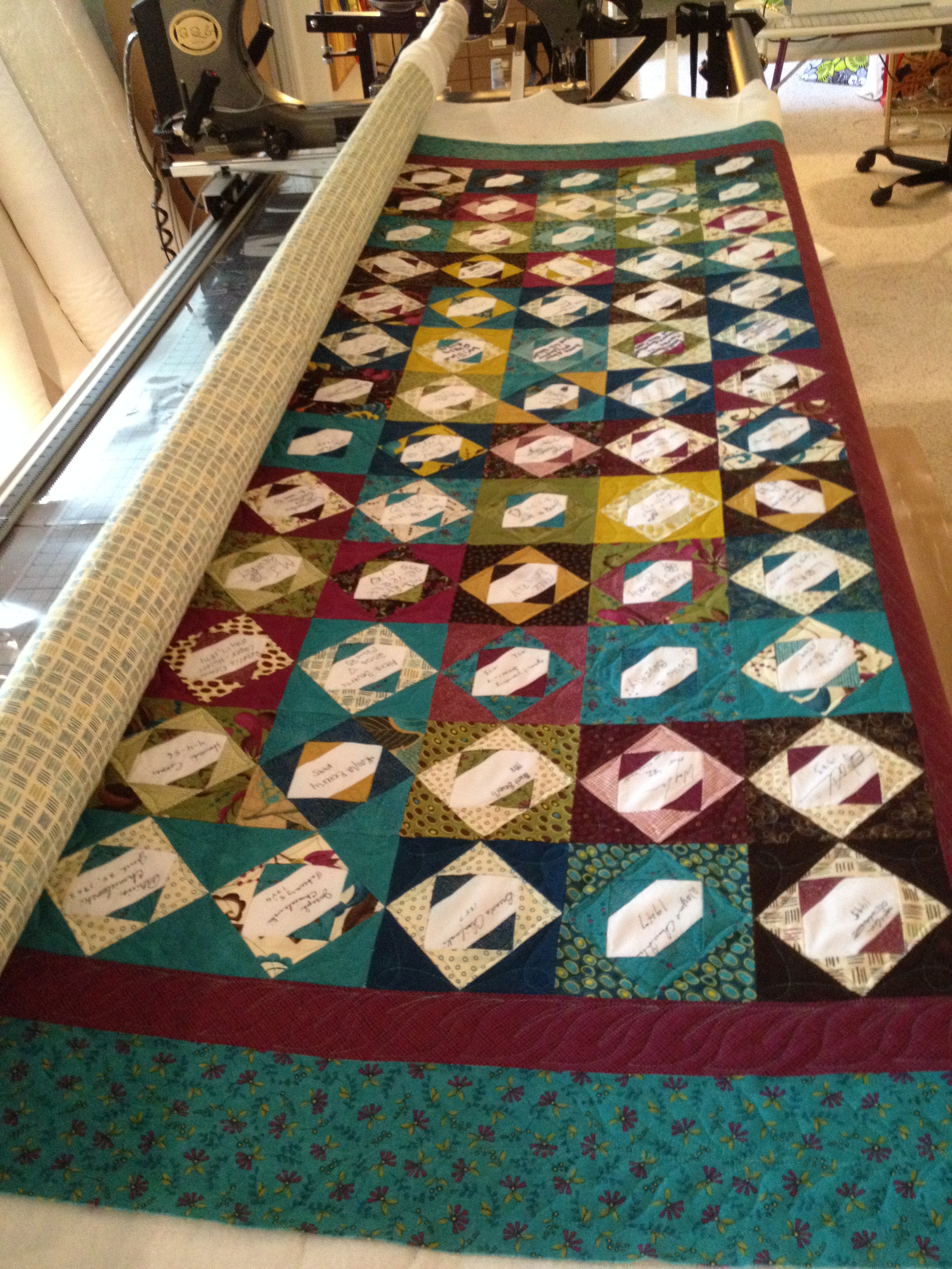 A Beautiful Signature Quilt Machine Quilting Services of Vermont