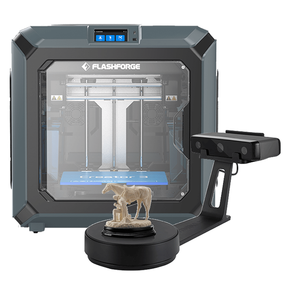 Pack Polyvalent Scanner 3D Shining 3D Einscan SE + Imprimante 3D