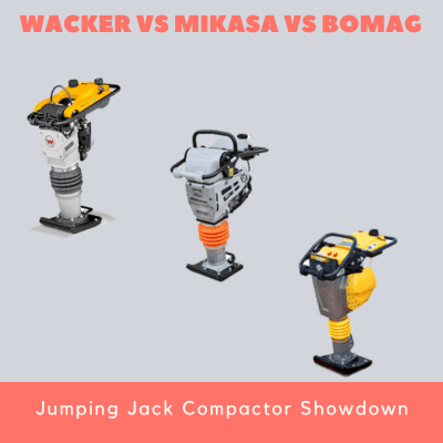 Jumping Jack Compactor Showdown:Wacker vs Mikasa vs Bomag