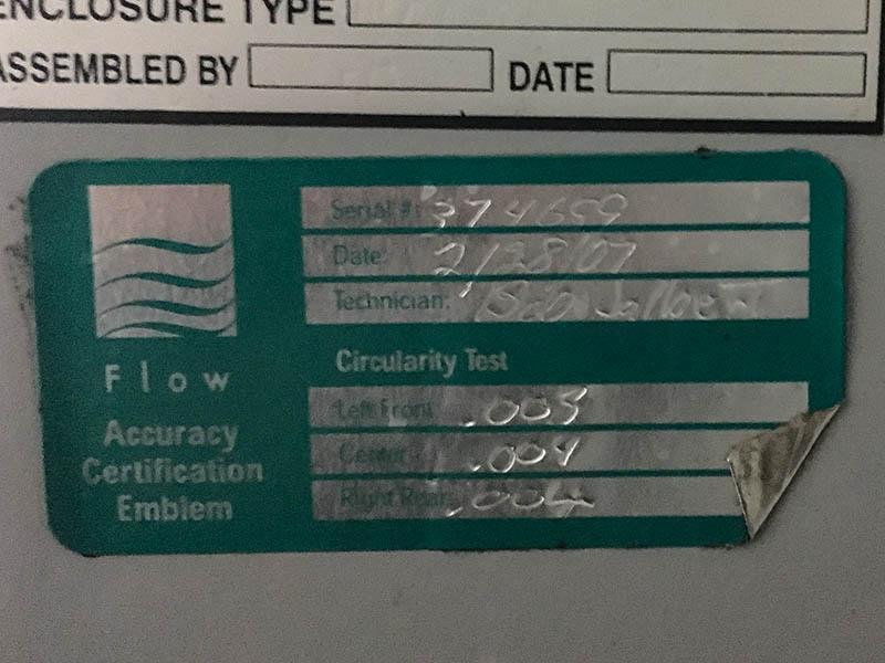 Used Water Jet Cutters For Sale 6 Ft X 12 Ft, Flow Systems Integrated