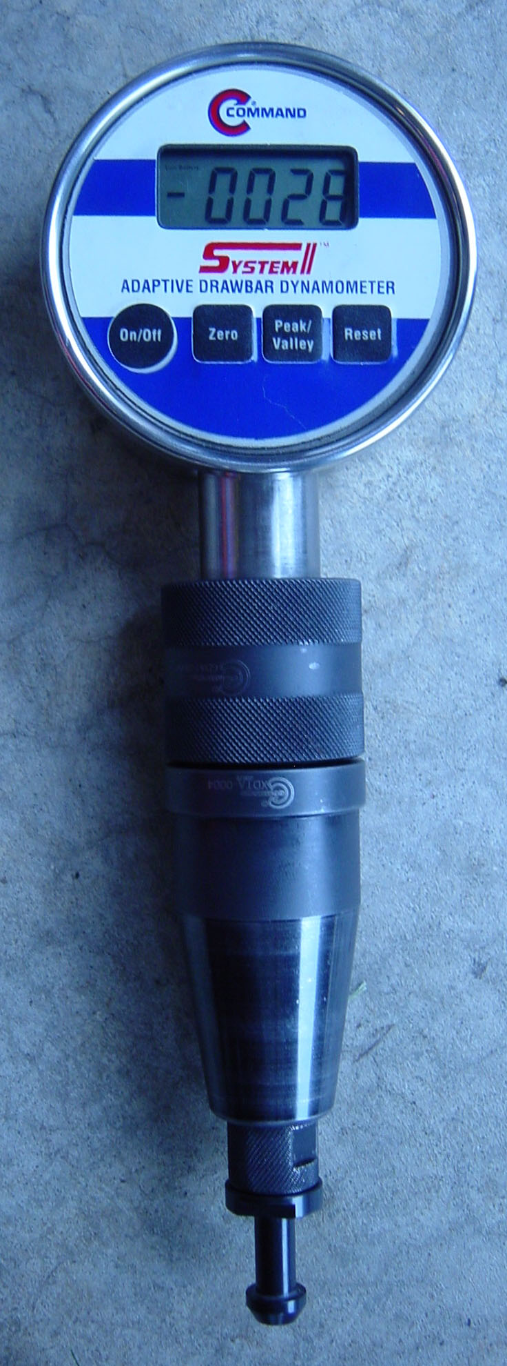 Spindle Draw Bar force gauge testing Dynamometer