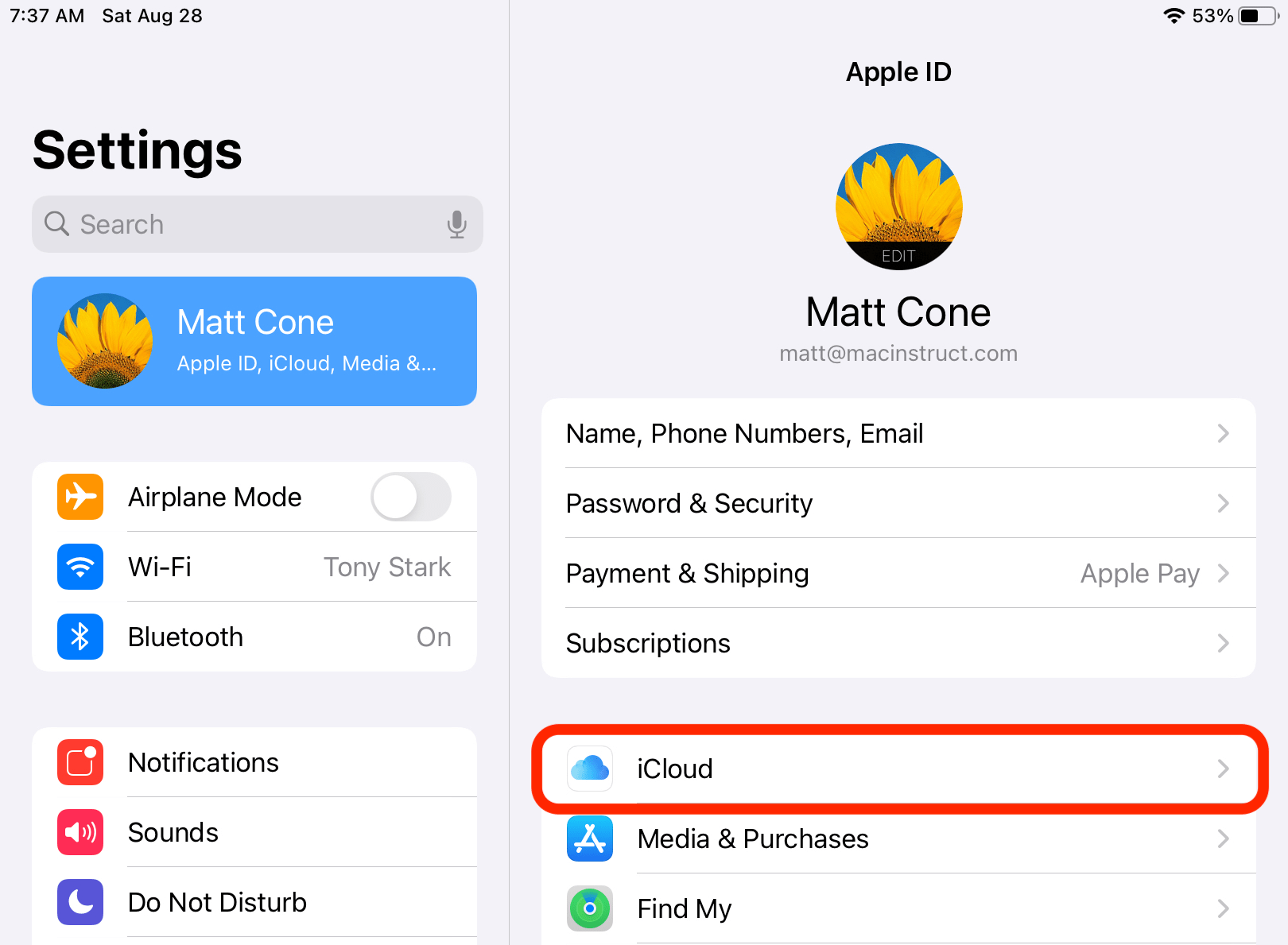 How to Backup Your iPad to iCloud Macinstruct