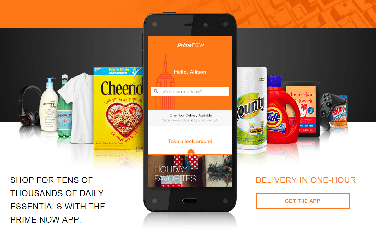 Amazon Prime Now, a New York l'ordine arriva a casa in un'ora