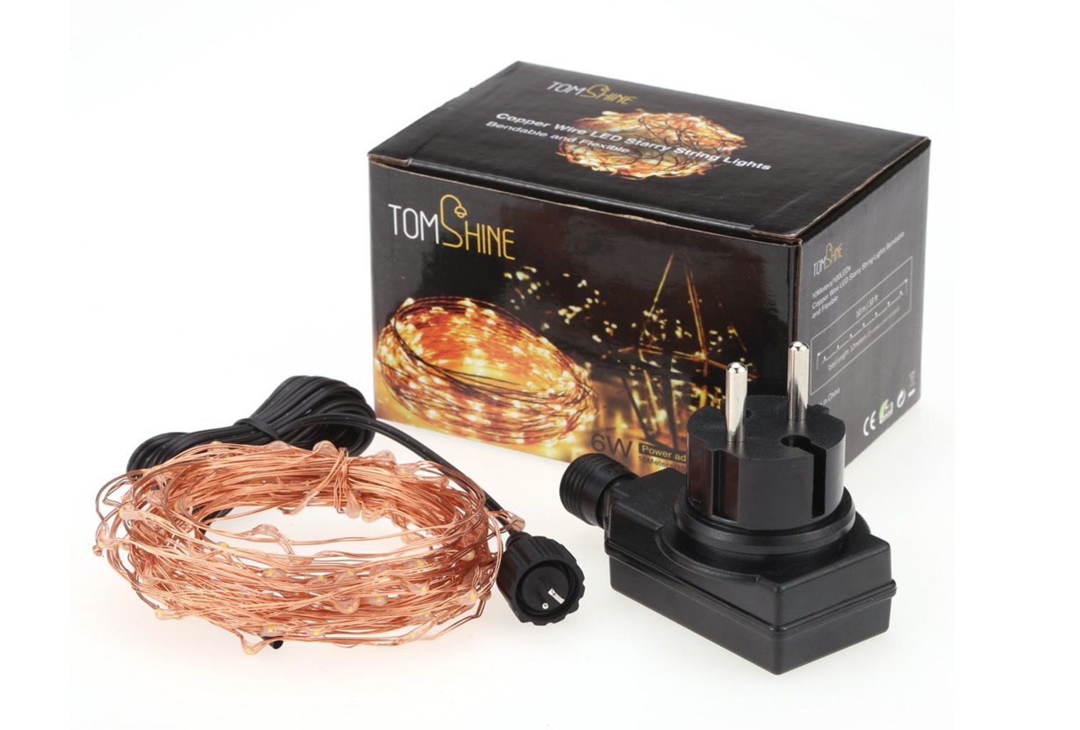 Lampade e catene di luci LED per Natale e vetrine dei negozi sconti da