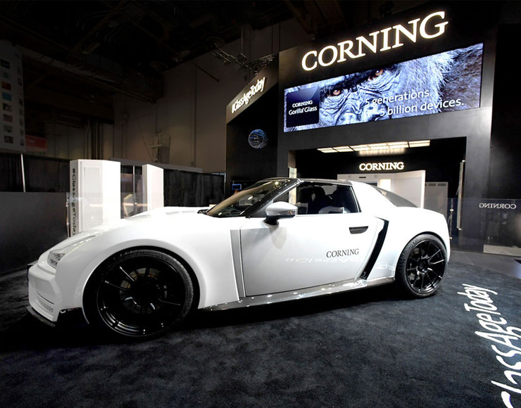CES2017, Corning porta il Gorilla Glass da iPhone alle automobli