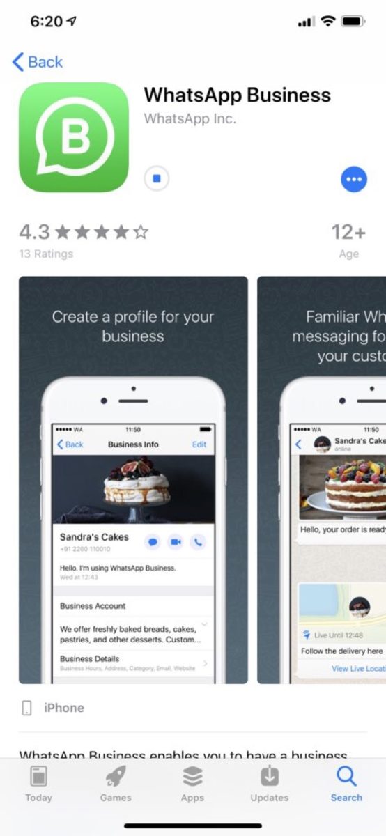 WhatsApp Business iOS disponibile ma solo in alcuni paesi