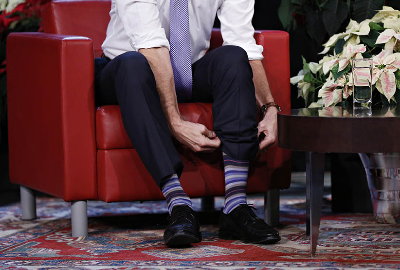 Justin Trudeau's greatest asset to the world his socks