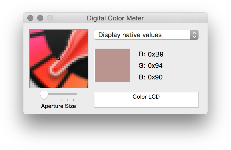 Digital Color Meter szoftver rövid magyar leírás MacMag.hu Magyar