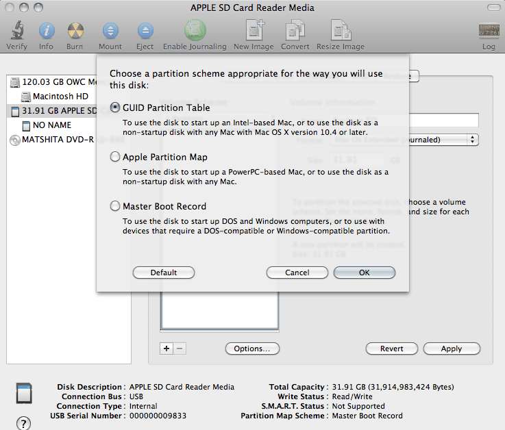 SD Card Cloned Backup. Mac Mini Vault