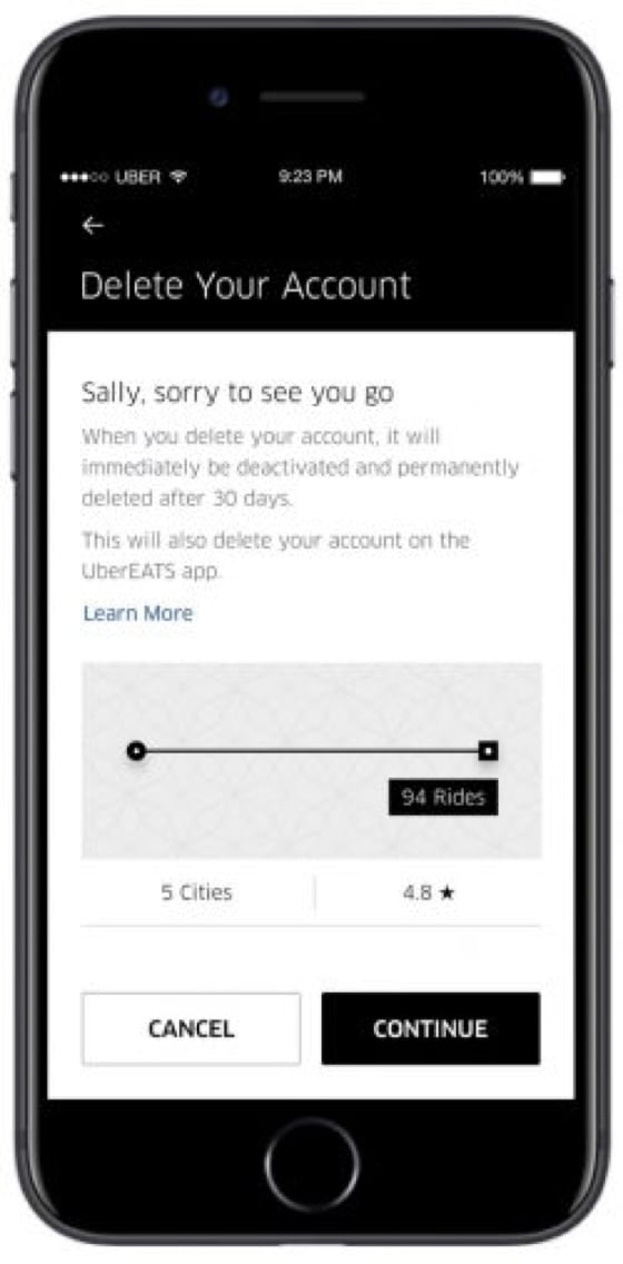 You Can Now Delete Uber Account Data Straight From The App