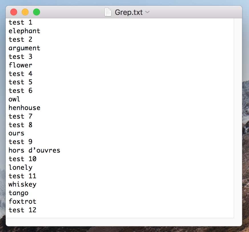 macOS Using "Grep" to Find Matching Lines The Mac Observer