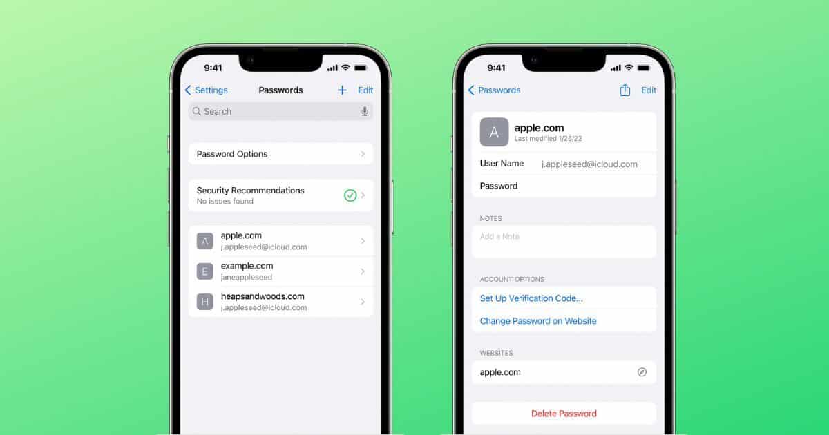 How to View and Manage Saved Passwords on iPhone or iPad The Mac Observer