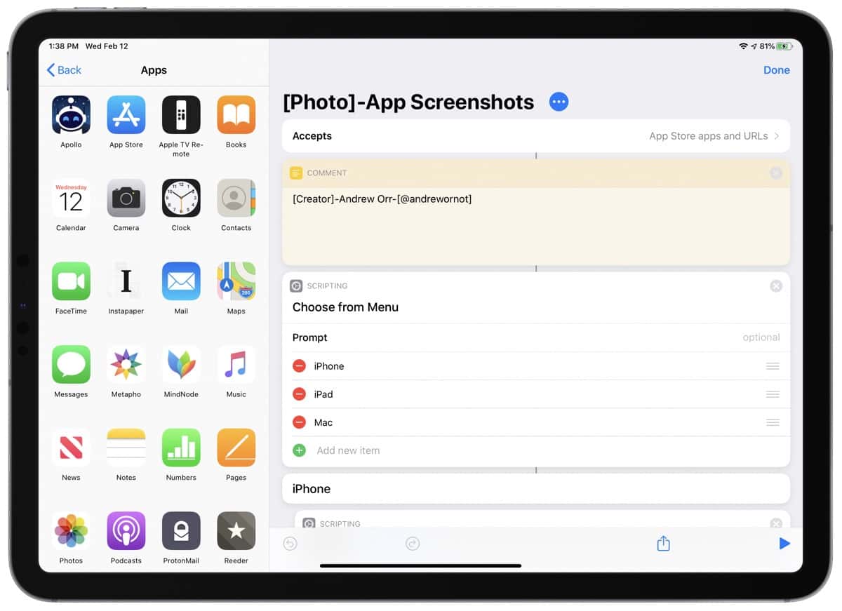 Here is My Shortcut to Get App Screenshots The Mac Observer