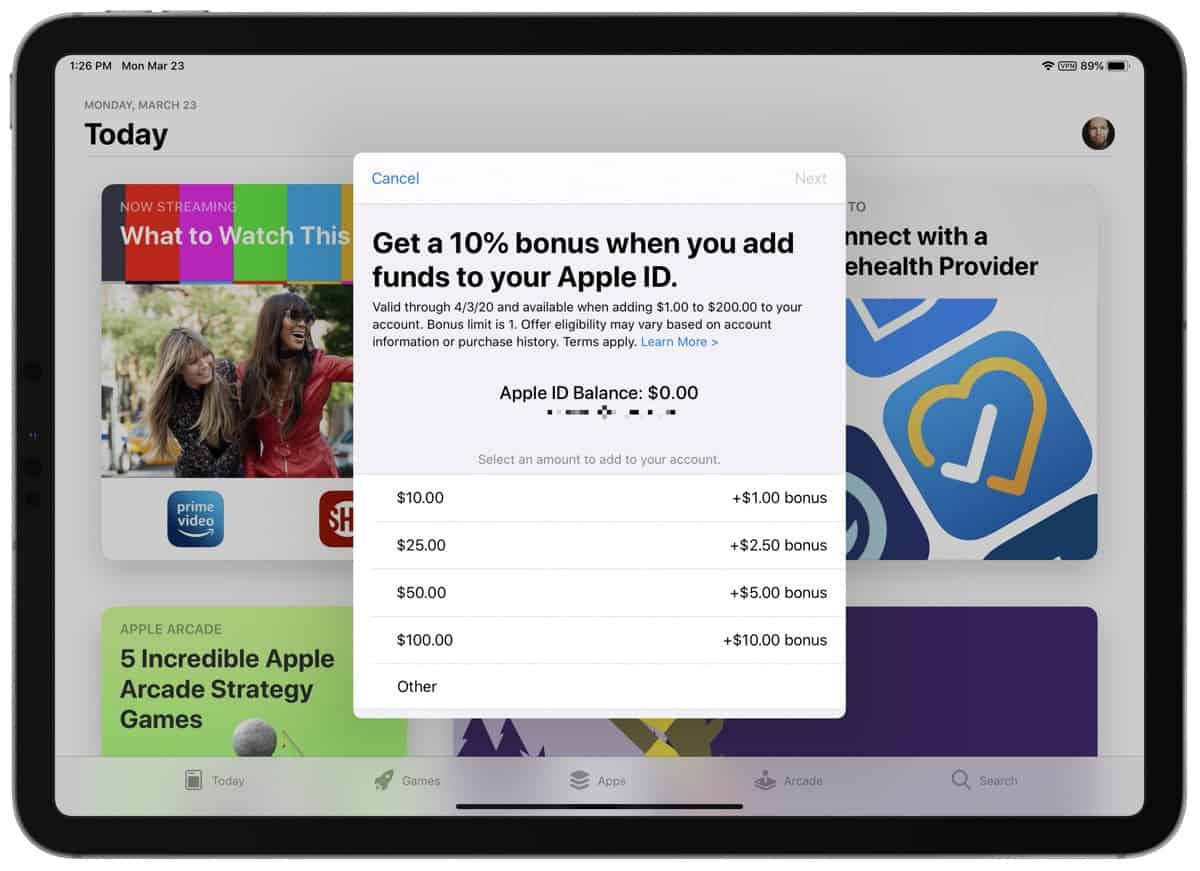 Apple Offers 10 When You Add Funds to Apple ID The Mac Observer