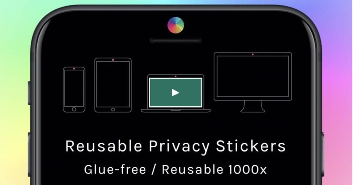 ‘CamTag’ is a set of Reusable Privacy Camera Stickers The Mac Observer