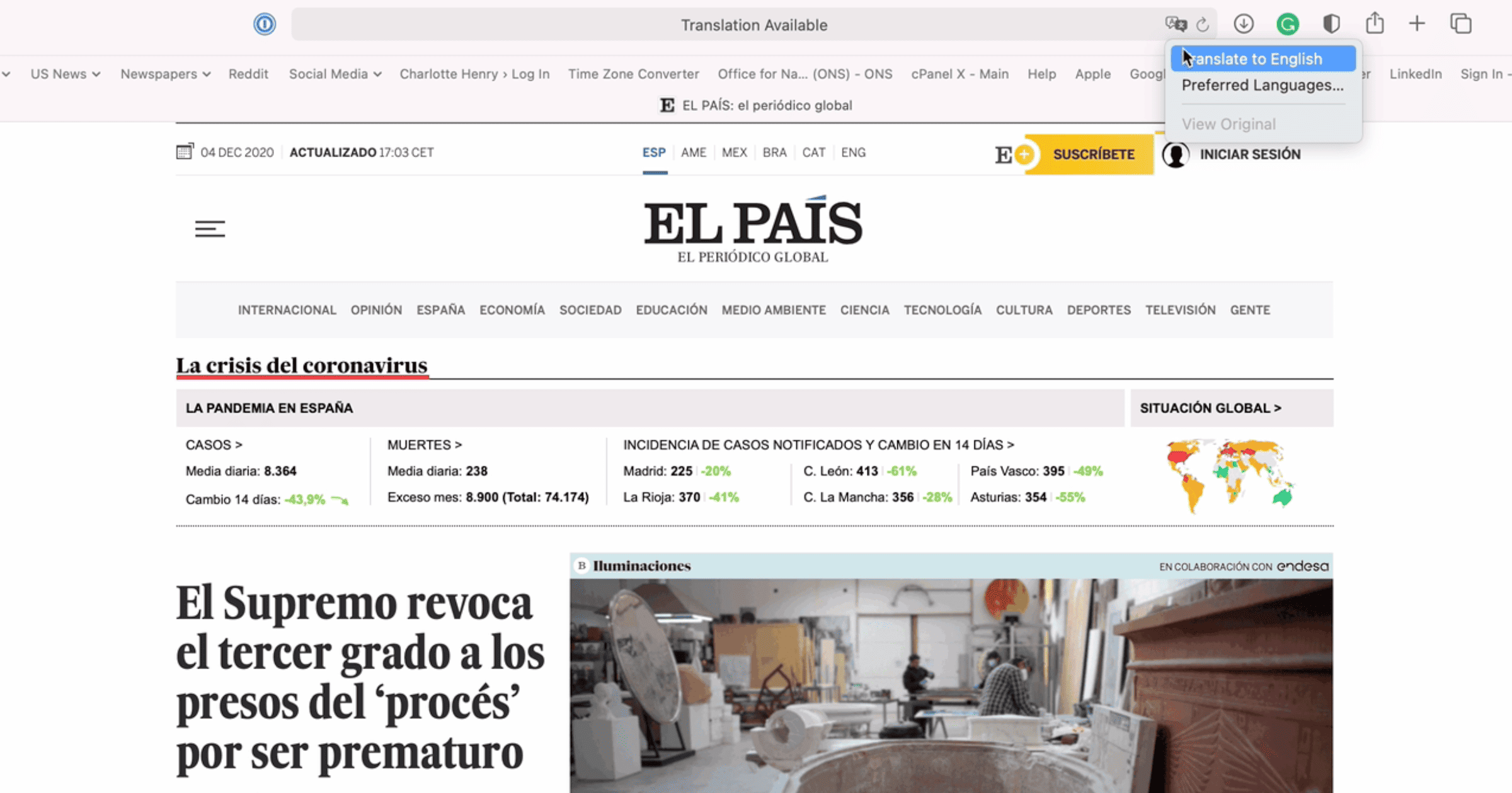 How to use Translation on Mac OS 11 Big Sur and Safari 14 The Mac