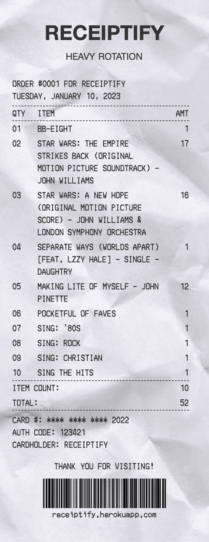 How To Get Started With Receiptify for Apple Music The Mac Observer