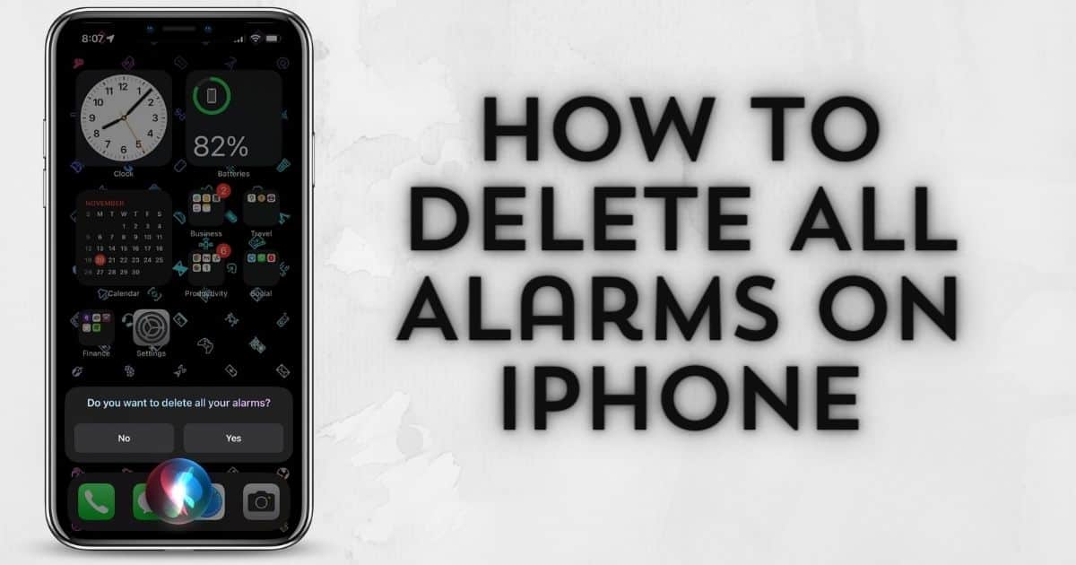 How To Delete All Alarms at Once on iPhone The Mac Observer