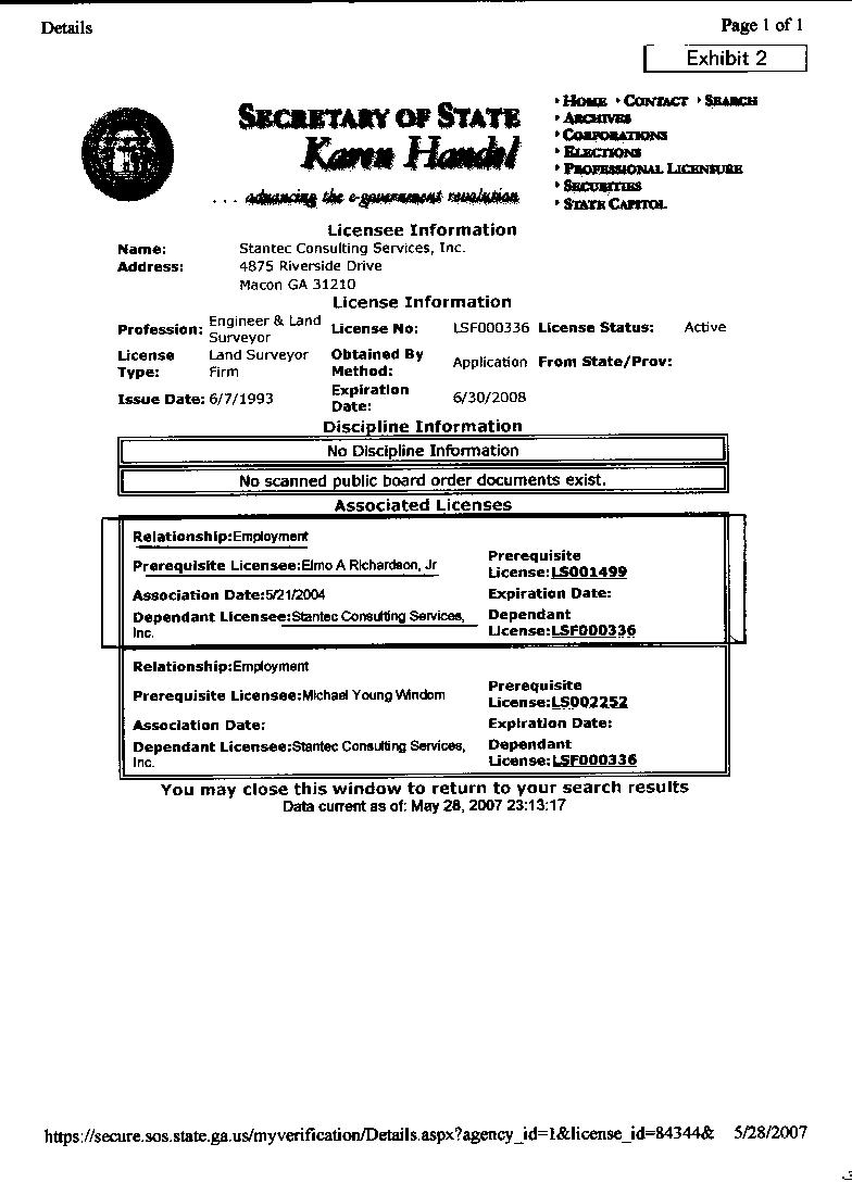 Elmo RIchardson Conflicts of Interest in Bibb County, GA