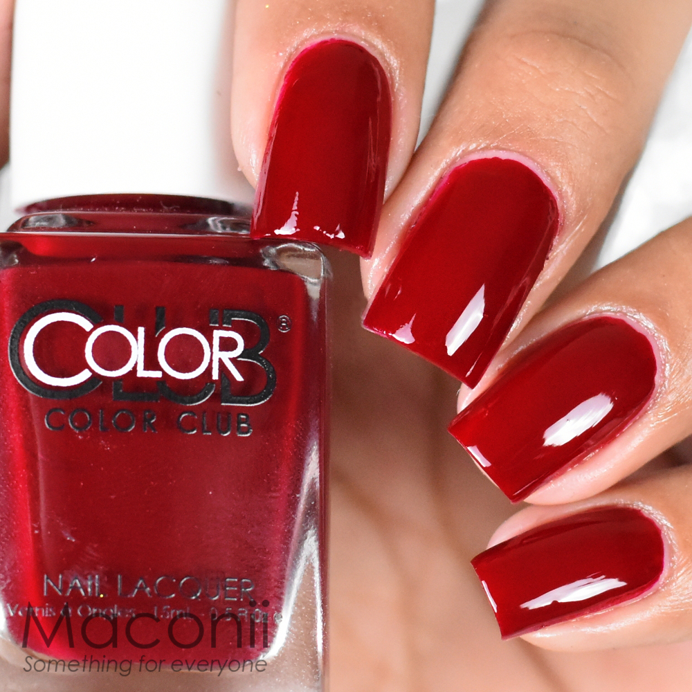 Color Club Redical Gypsy Dark Blood Wine Red Jelly Creme Nail Polish 920 eBay