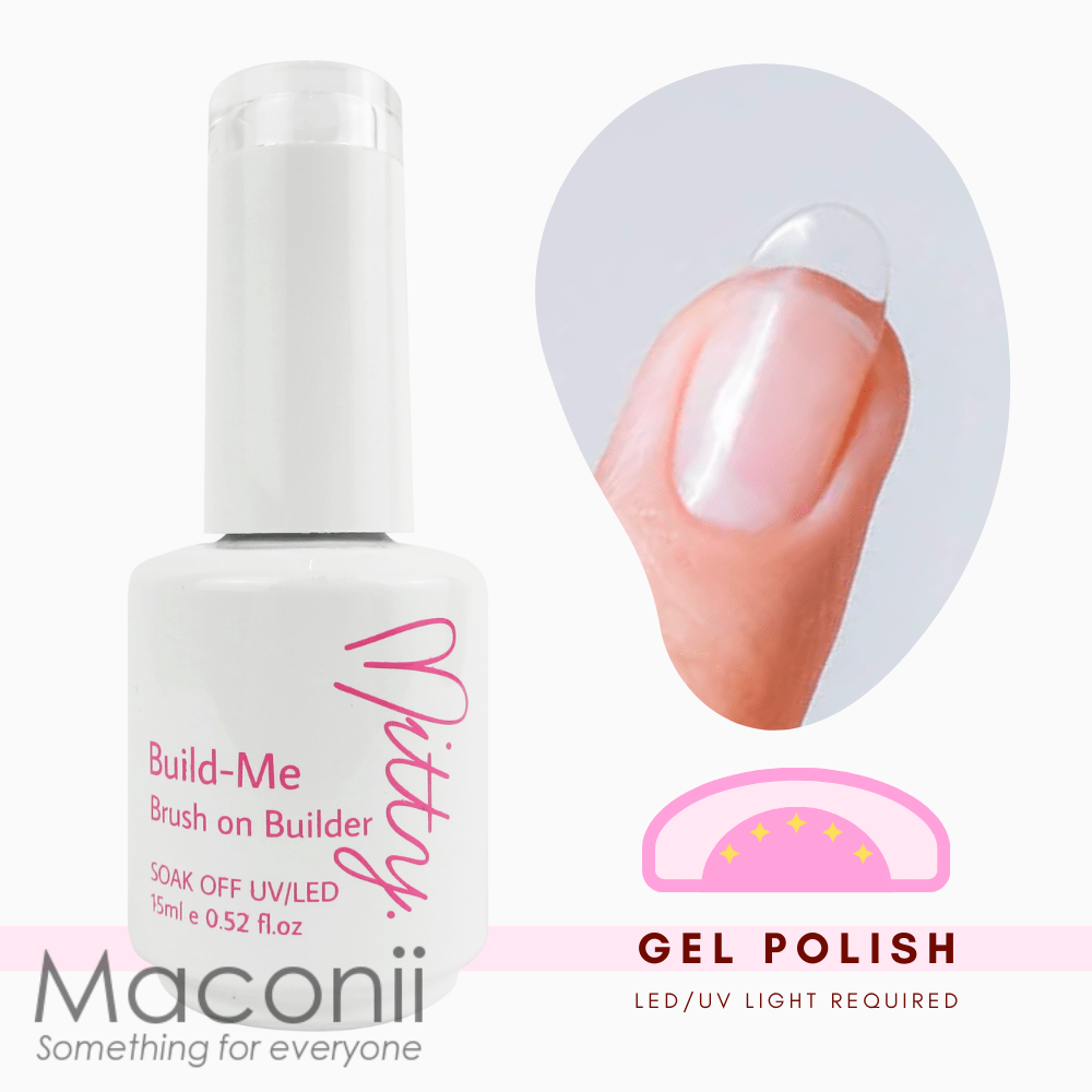 Mitty Brush On Builder Gel Clear Nails Nail Extension Tips In A Bottle