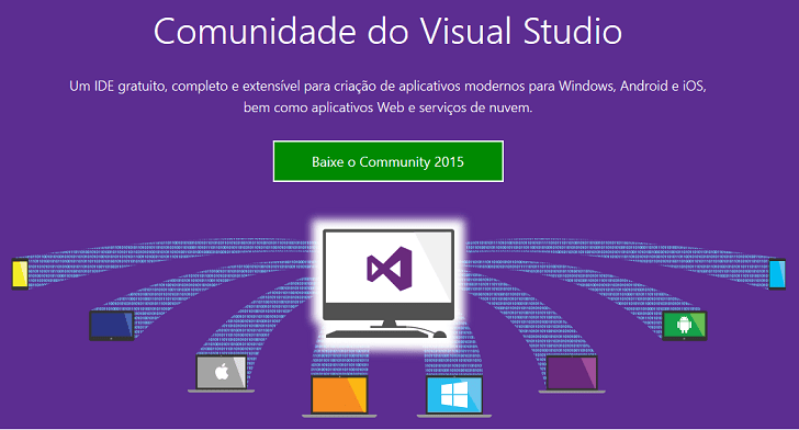 Chegaram as novas versões do Visual Studio 2015