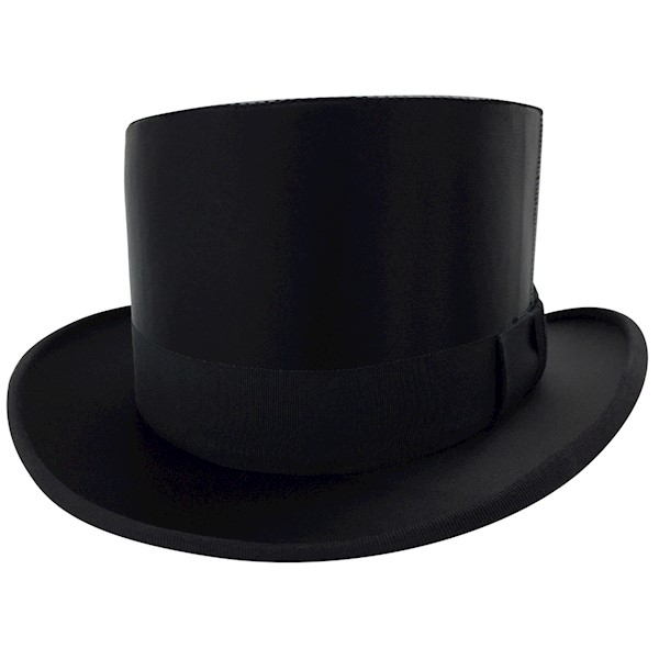 Masonic Master's High Silk Collapsible Top Hat