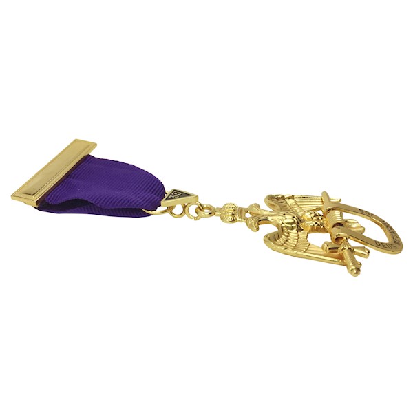 33rd Degree Member Jewel Wings Down