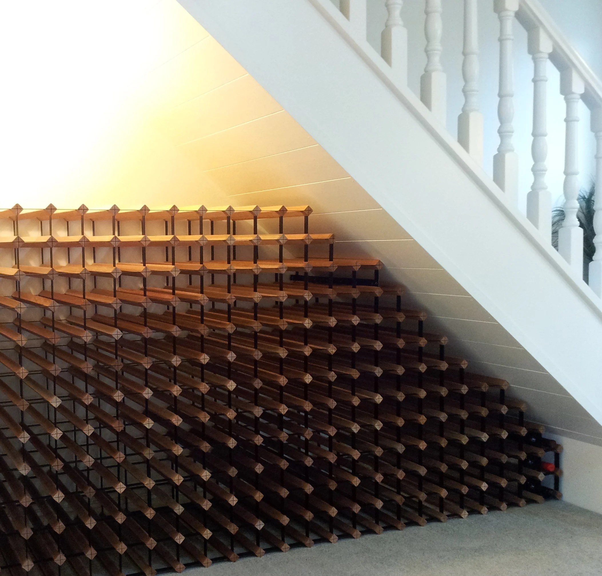 Bordex wine racking Traditional wine racks for unusual spaces.