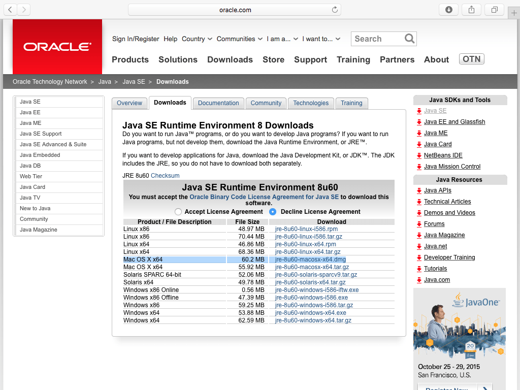 Java for mac el capitan Java for mac el capitan
