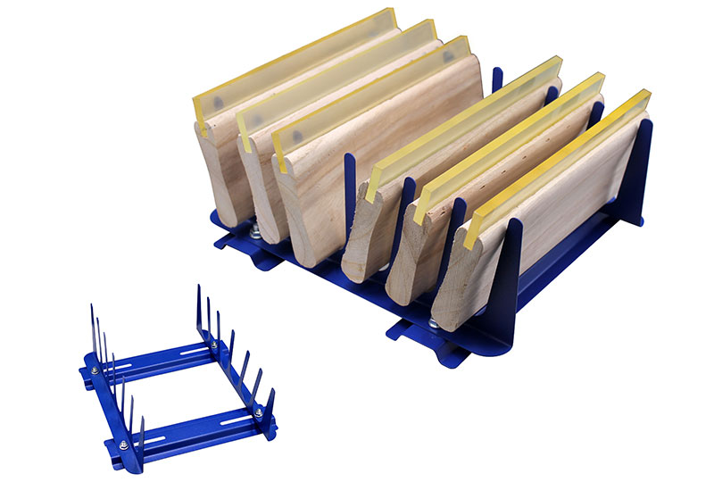 Table type 6 layers squeegee rack Professional Mesh Manufacturer