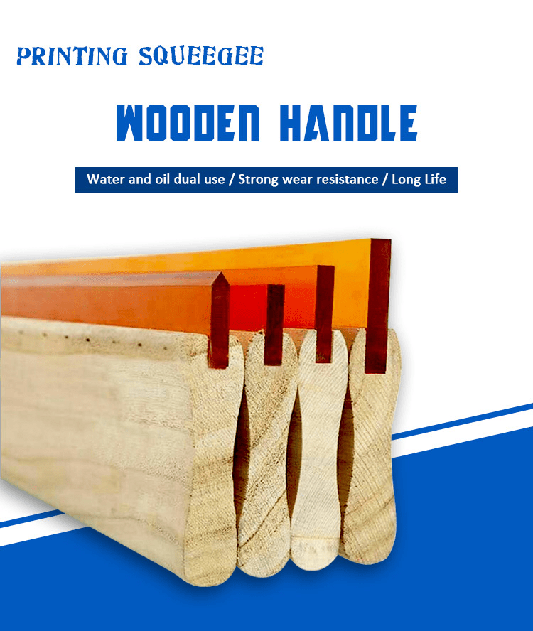 Screen printing wooden handle squeegee Professional Mesh Manufacturer