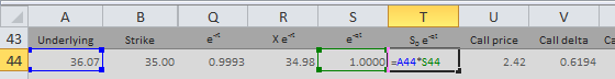 BlackScholes Excel Formulas and How to Create a Simple Option Pricing