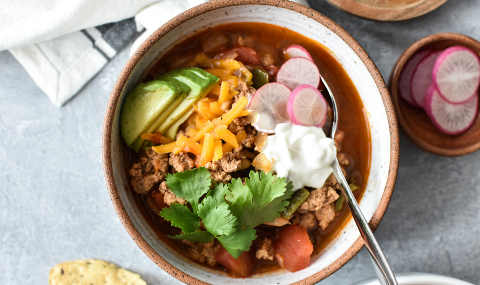 Turkey White Bean Chili Macrostax