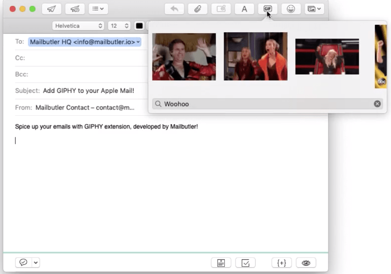 You can now add GIFs in Apple Mail with Mailbutler's GIPHY Extension