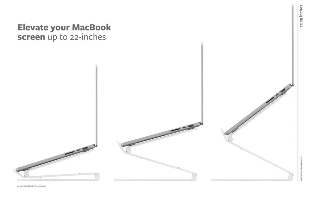 The Curve Flex is a ergonomically useful stand for your Mac