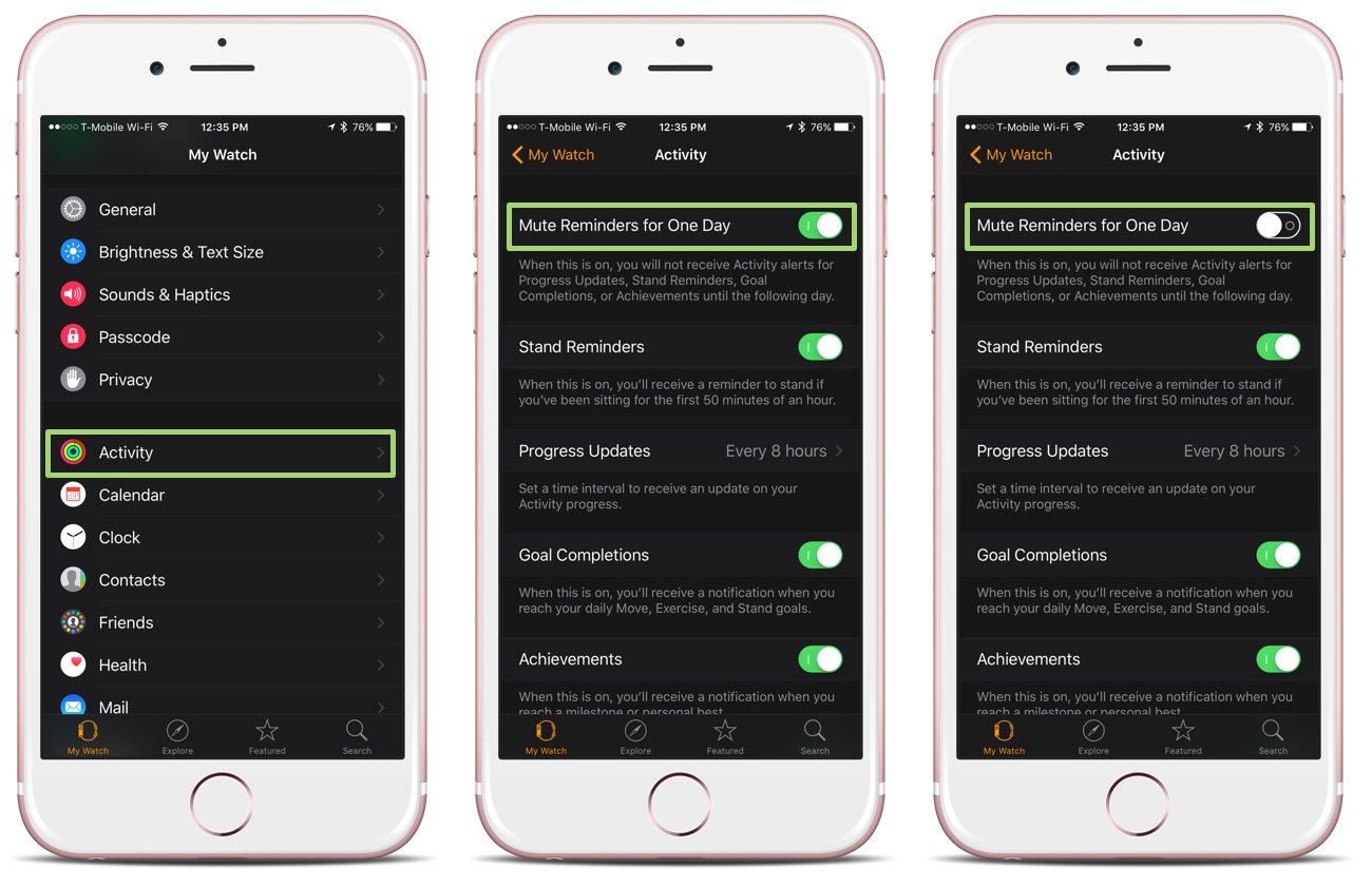 How To Mute (or UnMute) the Stand Notification on Your Apple Watch