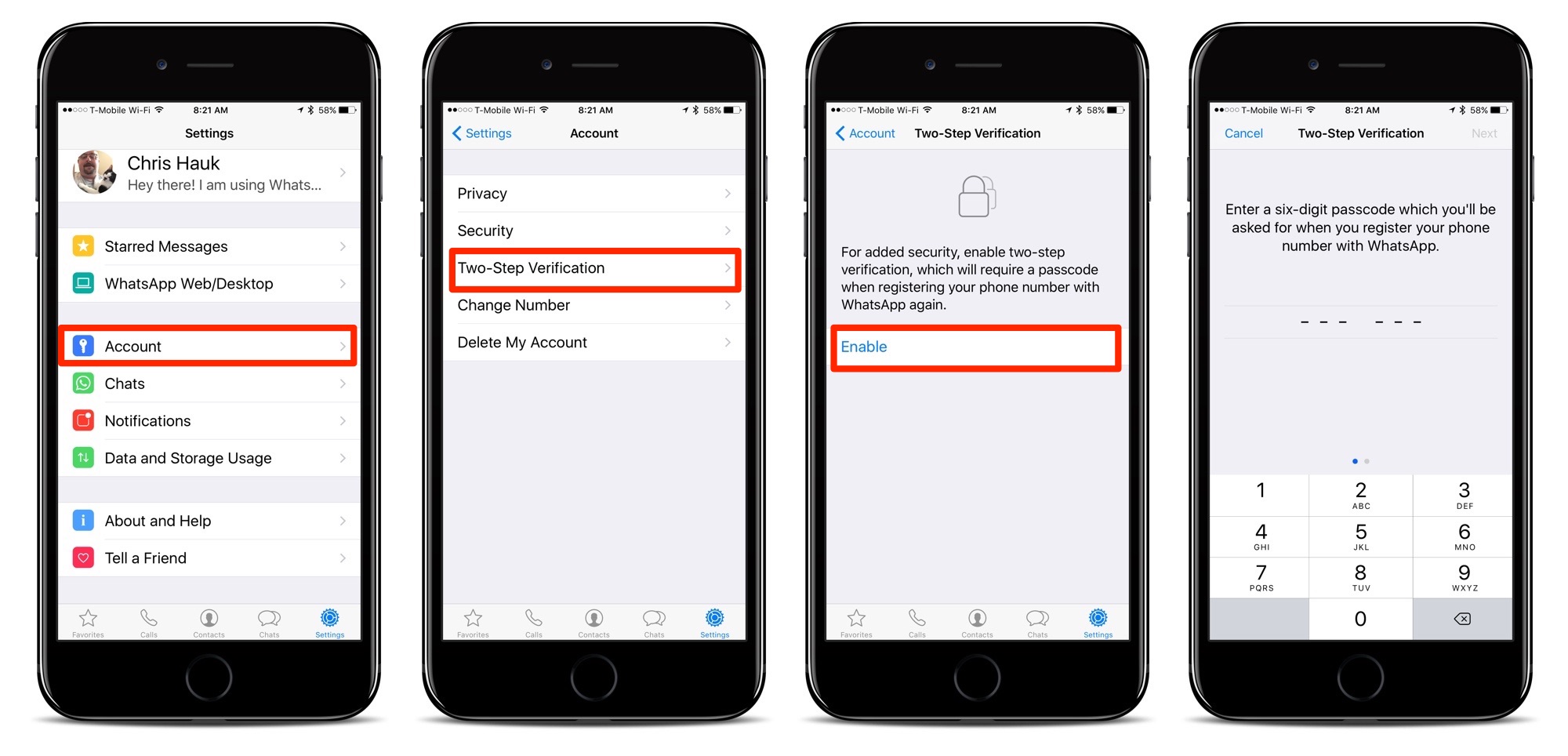 How to Enable WhatsApp TwoStep Verification