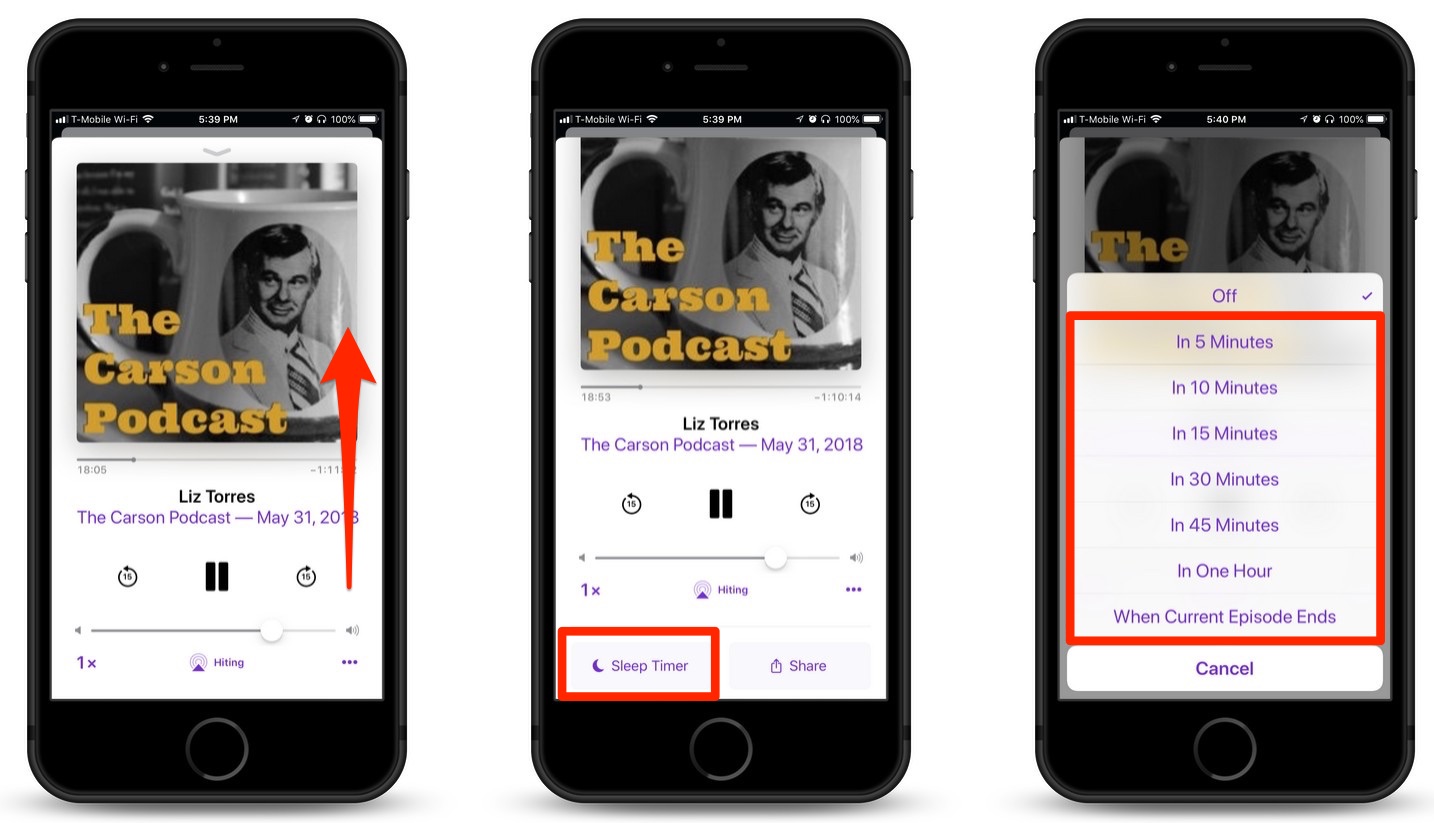 Now, set a time on the timer wheel. How To Use The Sleep Timer Feature In The Podcasts App